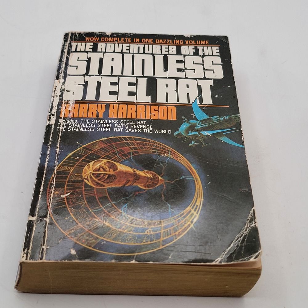 Harry Harrison The Adventures of the Stainless Steel Rat Paperback 1987 Fair